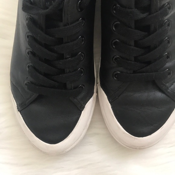 Rag&Bone Standard Issue black leather sneakers - Picture 4 of 10
